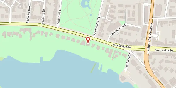 Karte der Umgebung von Roeckstraße 40, 23568 Lübeck