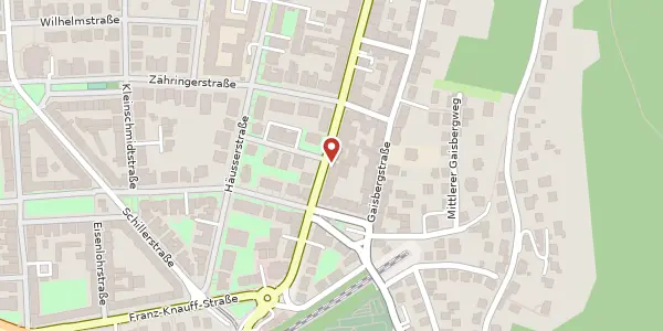 Karte der Umgebung von Rohrbacher Straße 83-85, 69115 Heidelberg