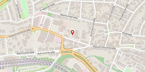 Karte der Umgebung von Melanchthonstraße 98, 75015 Bretten