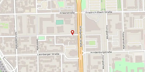 Karte der Umgebung von Karlstraße 42, 71638 Ludwigsburg