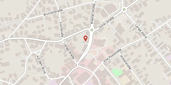 Karte der Umgebung von Bremer Straße 37a, 27211 Bassum