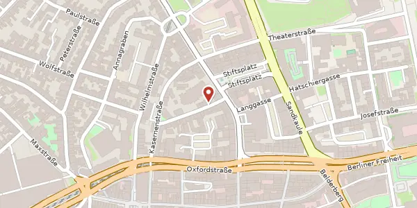 Karte der Umgebung von Stiftsgasse 6, 53111 Bonn