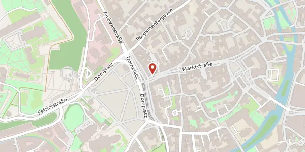 Karte der Umgebung von Marktstraße 28/31, 99084 Erfurt