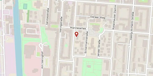 Karte der Umgebung von Weimarer Straße 16, 21107 Hamburg