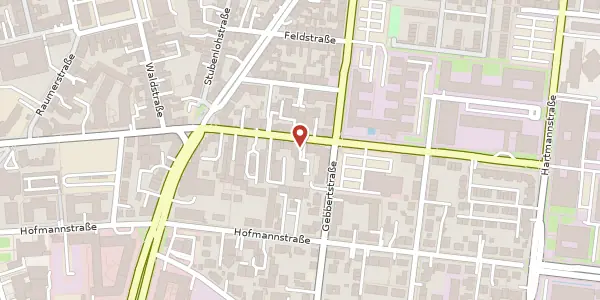 Karte der Umgebung von Henkestr. 78a, 91052 Erlangen