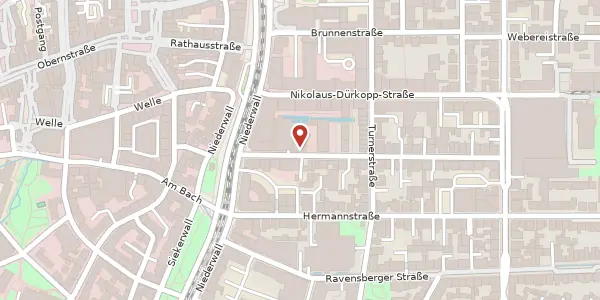 Karte der Umgebung von Marktstr. 5, 33602 Bielefeld