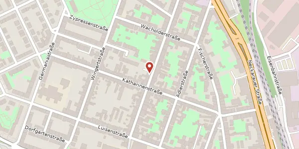 Karte der Umgebung von Schulstraße 41, 68199 Mannheim