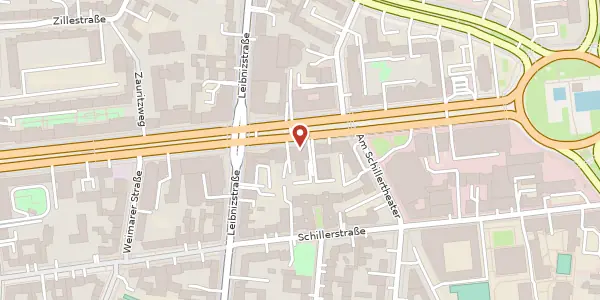 Karte der Umgebung von Bismarckstraße 107, 10625 Berlin