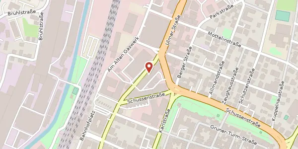Karte der Umgebung von Georgstraße 24, 88212 Ravensburg