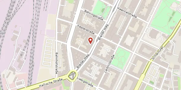 Karte der Umgebung von Breiter Weg 229, 39104 Magdeburg