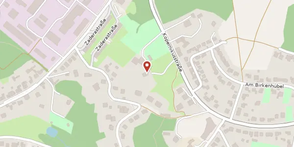 Karte der Umgebung von Kopernikusstraße 37, 08523 Plauen