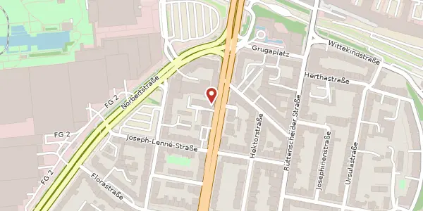 Karte der Umgebung von Alfredstr. 150, 45131 Essen
