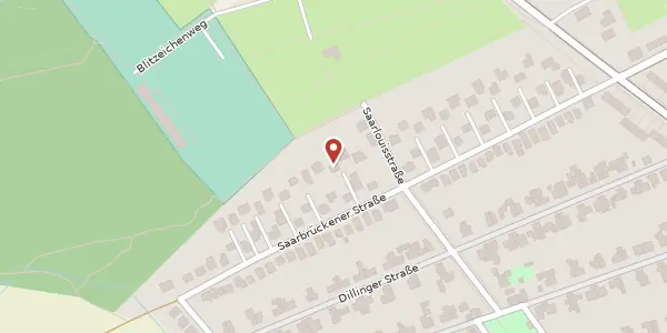 Karte der Umgebung von Saarbrückener Straße 151, 38116 Braunschweig