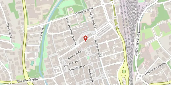 Karte der Umgebung von Nördlicher Stadtgraben 5, 73430 Aalen