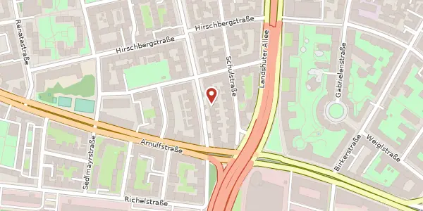Karte der Umgebung von Donnersbergerstr. 46, 80634 München