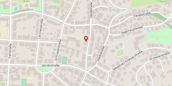 Karte der Umgebung von Urbanstraße 9, 79104 Freiburg im Breisgau