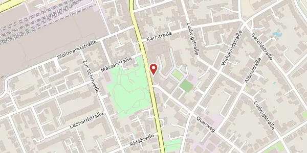 Karte der Umgebung von Borchener Str. 29, 33098 Paderborn