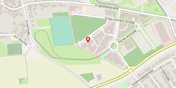 Karte der Umgebung von Melchior-Bauer-Straße 5, 99092 Erfurt