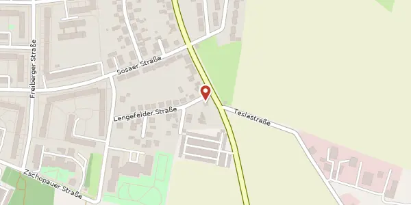 Karte der Umgebung von Lengefelder Straße 14, 04349 Leipzig
