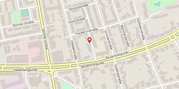 Karte der Umgebung von Mörikestraße 8, 50968 Köln