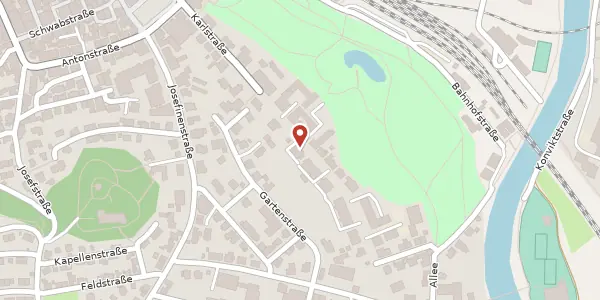 Karte der Umgebung von Karlstraße 30, 72488 Sigmaringen