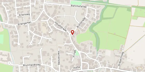 Karte der Umgebung von Hauptstraße 71, 73087 Bad Boll