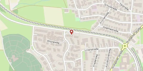 Karte der Umgebung von Manosquerstraße 3, 70771 Leinfelden-Echterdingen