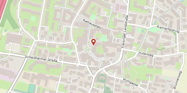 Karte der Umgebung von Bürgerplatz 12, 85748 Garching