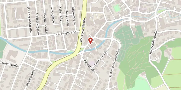 Karte der Umgebung von Liebfrauenstraße 53, 88250 Weingarten
