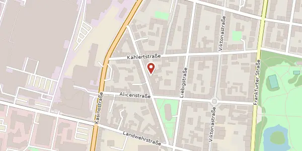 Karte der Umgebung von Wilhelm-Leuschner-Str. 29, 64293 Darmstadt