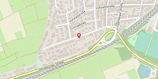Karte der Umgebung von Jäkleinstraße 23, 74080 Heilbronn