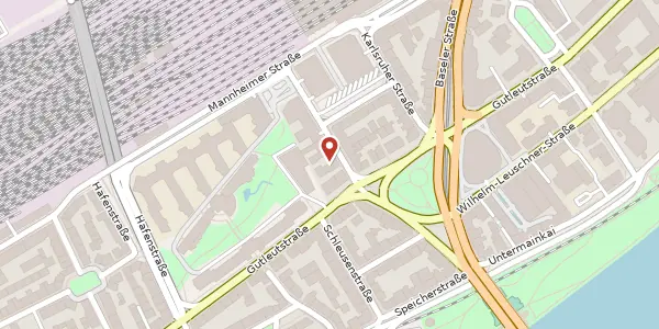 Karte der Umgebung von Stuttgarter Str. 25, 60329 Frankfurt