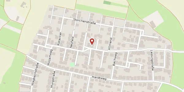 Karte der Umgebung von Bastwaldstr. 26, 76707 Hambrücken
