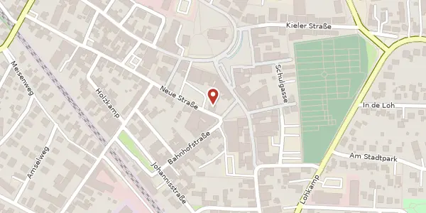 Karte der Umgebung von Neue Straße 2, 24589 Nortorf