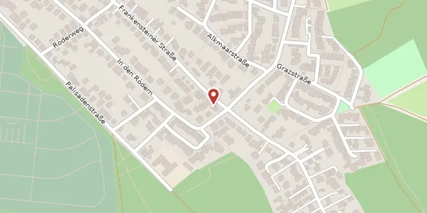 Karte der Umgebung von Frankensteiner Str. 103, 64297 Darmstadt
