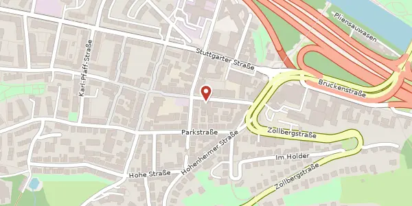 Karte der Umgebung von Weilstraße 9, 73734 Esslingen