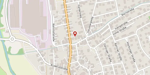 Karte der Umgebung von Bachstraße 3, 35236 Breidenbach