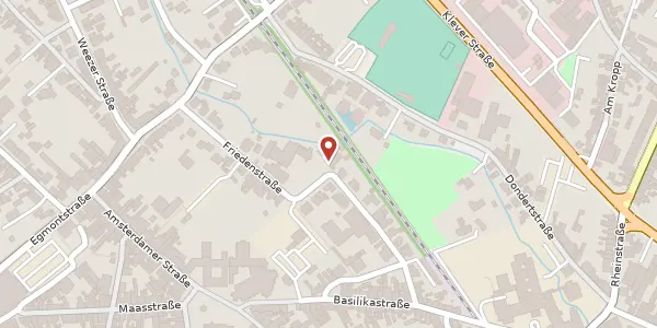 Karte der Umgebung von Friedenstr. 49, 47623 Kevelaer