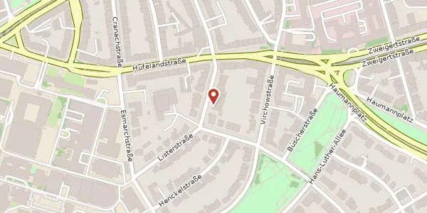 Karte der Umgebung von Jennerstr. 9, 45147 Essen