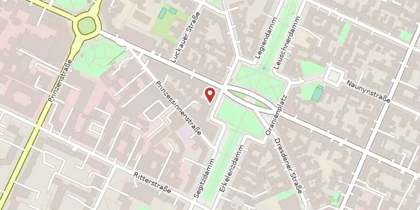 Karte der Umgebung von Oranienplatz 2, 10999 Berlin