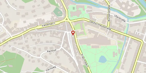 Karte der Umgebung von Steinweg 35, 35037 Marburg