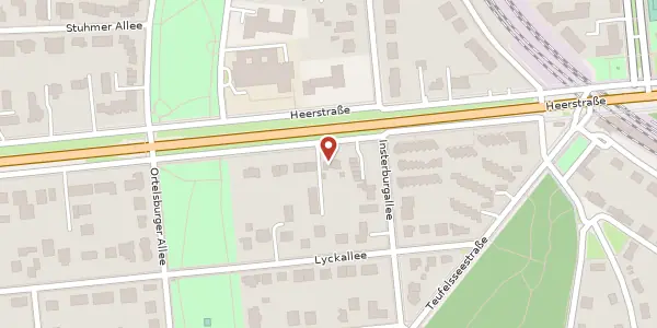 Karte der Umgebung von Heerstraße 55, 14055 Berlin