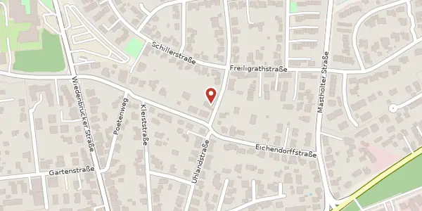 Karte der Umgebung von Uhlandstr. 33, 59555 Lippstadt