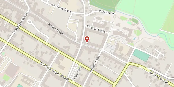 Karte der Umgebung von Hauptstraße 10, 01589 Riesa