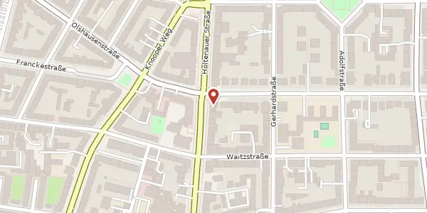 Karte der Umgebung von Holtenauer Straße 114 a, 24105 Kiel