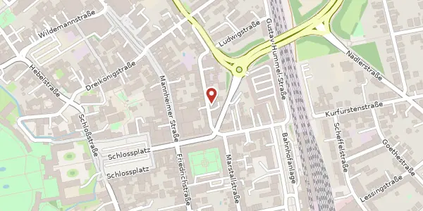 Karte der Umgebung von Herzogstr. 12, 68723 Schwetzingen