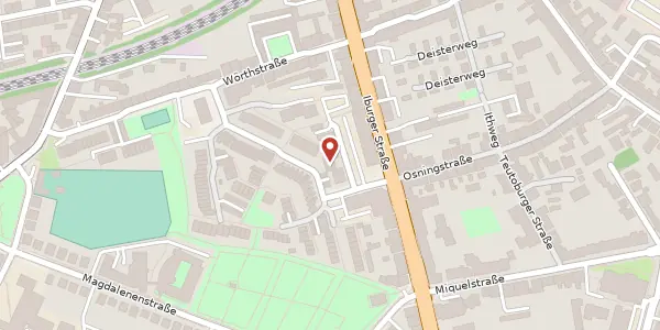 Karte der Umgebung von Baumwollweg 2, 49082 Osnabrück