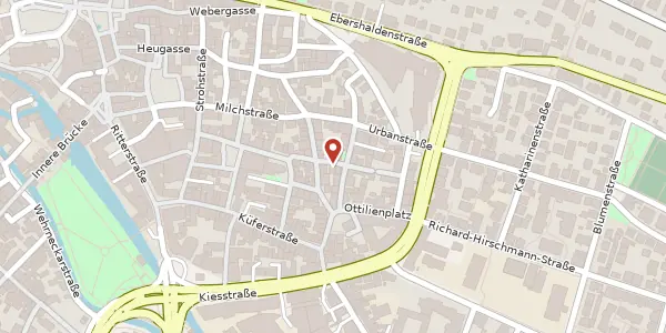 Karte der Umgebung von Franziskanergasse 6, 73728 Esslingen