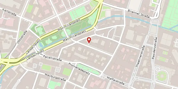 Karte der Umgebung von Prannerstr. 8, 80333 München