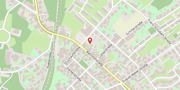 Karte der Umgebung von Bahnhofstraße 32, 09376 Oelsnitz